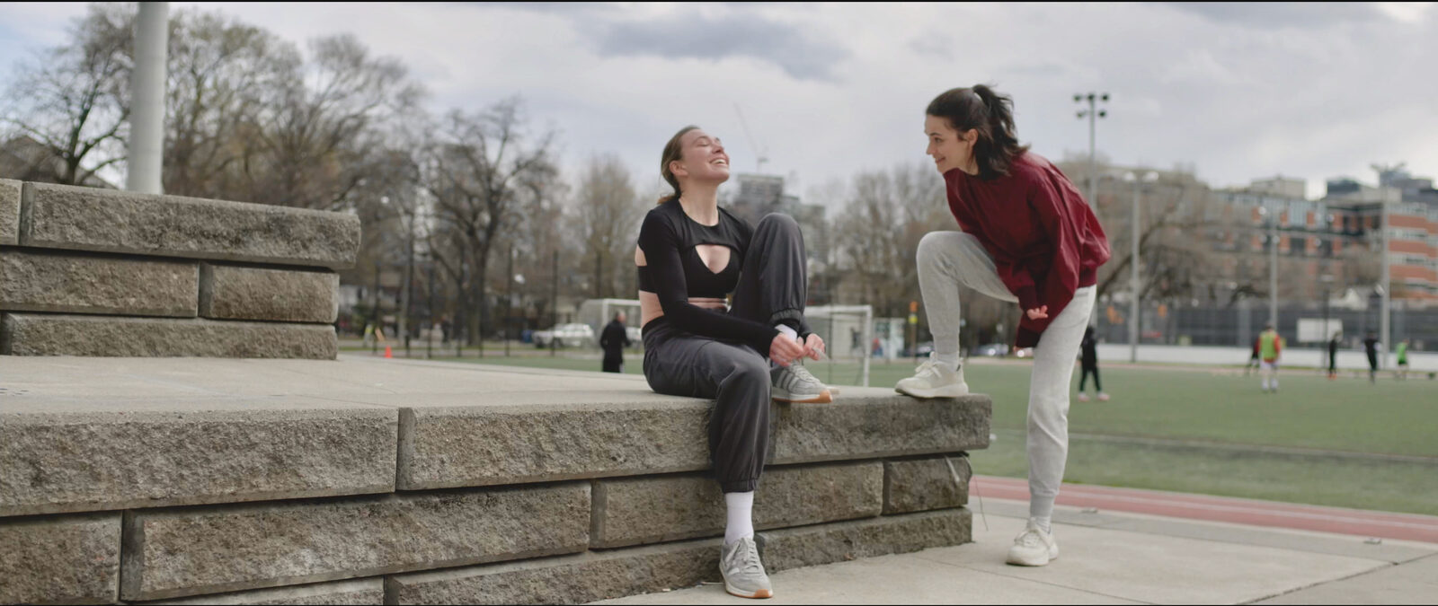 Still — Cat and Nadia at the park