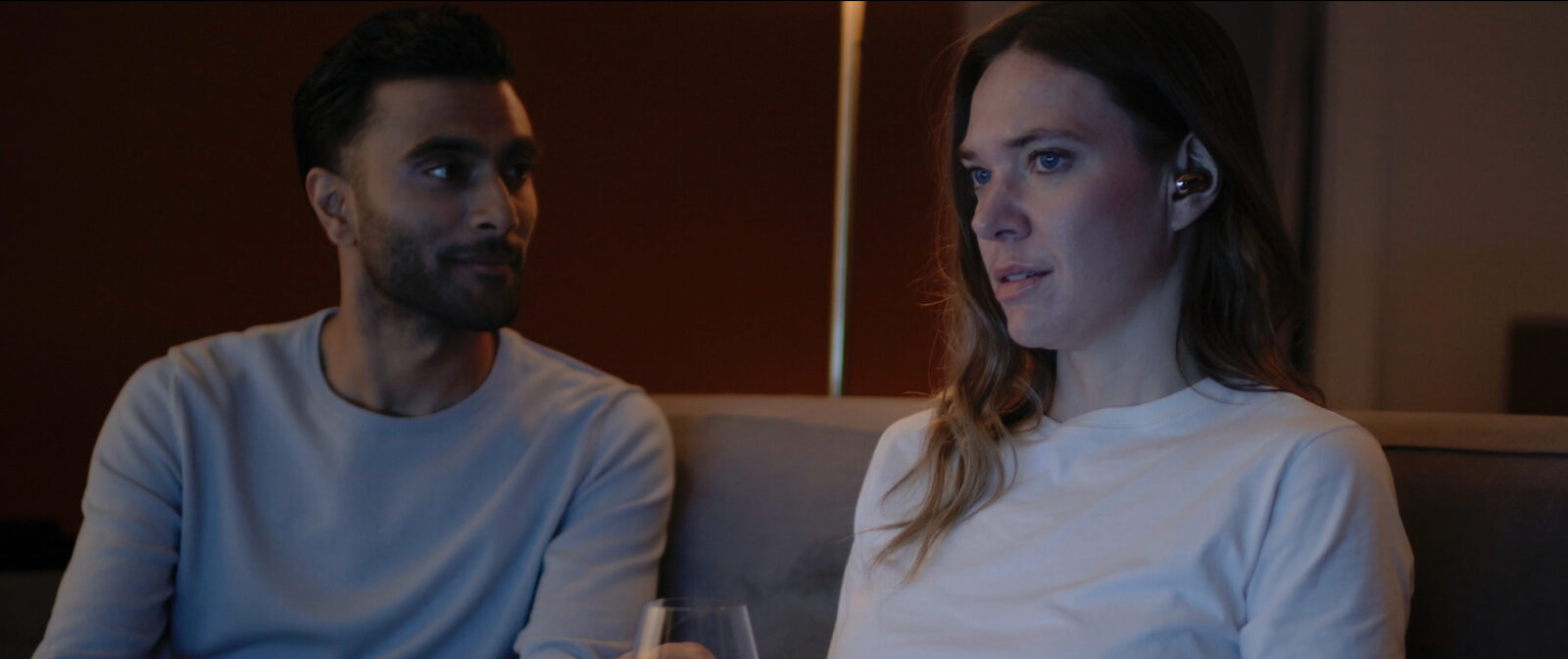 Still — Nadia and Evan, wine scene